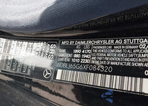 1999 Mercedes-Benz Clk 320 из США, поврежденный, VIN WDBLJ65G6XF084320